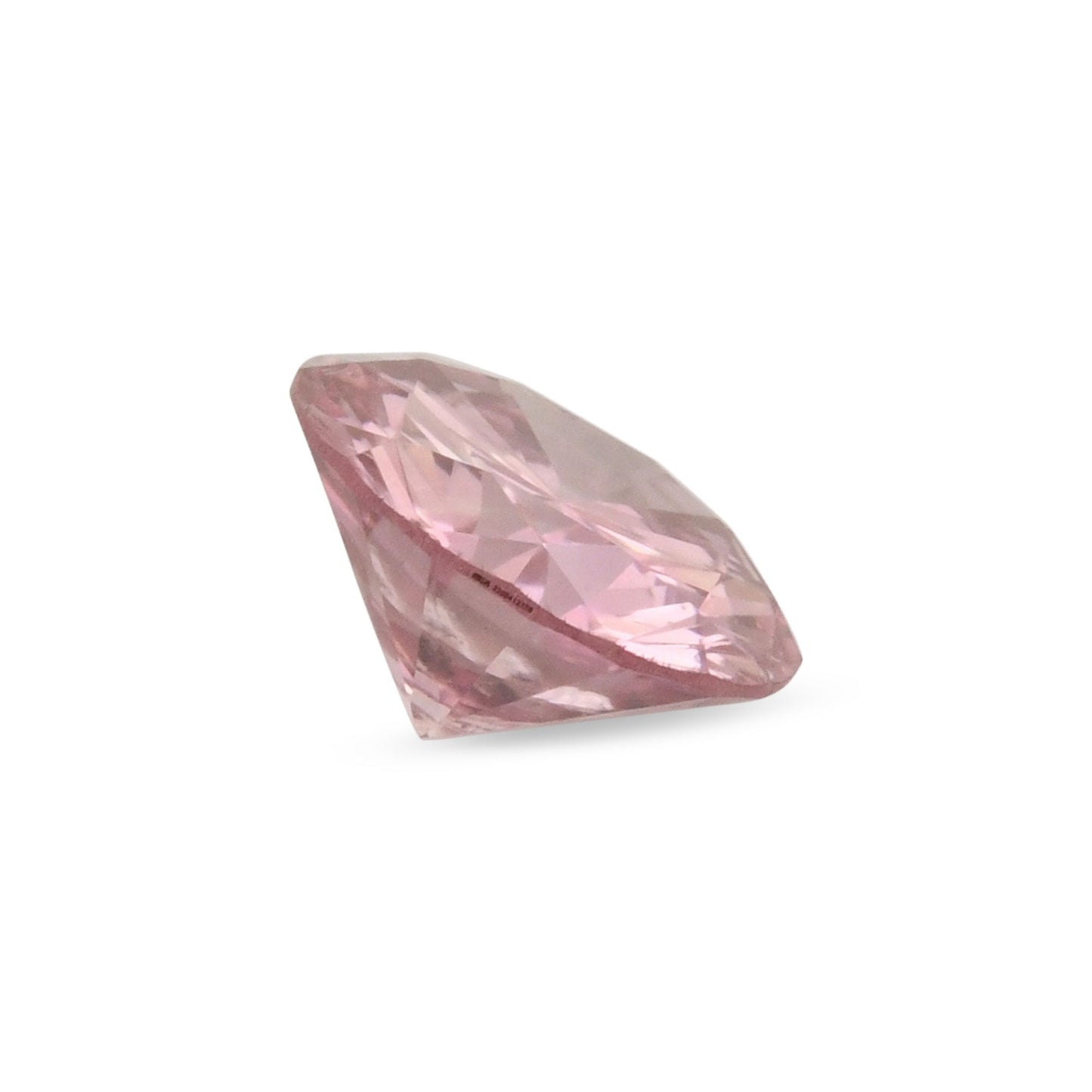0.19 Carat Fancy Intense Pink Round Brilliant Diamond SI2 GIA