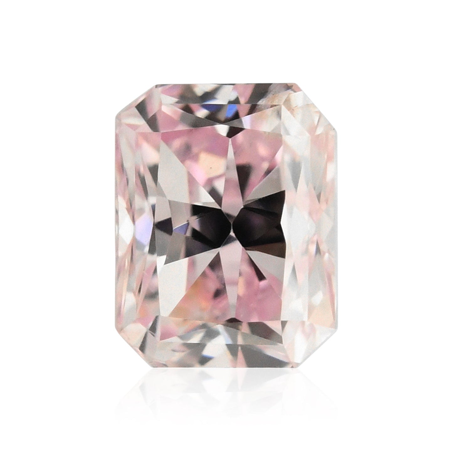 0,19 Karat Fancy Purplish Pink Radiant I1 GIA