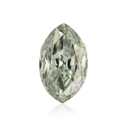 0,23 Karat Fancy Grayish Bluish Green Marquise-Diamant VS2 GIA