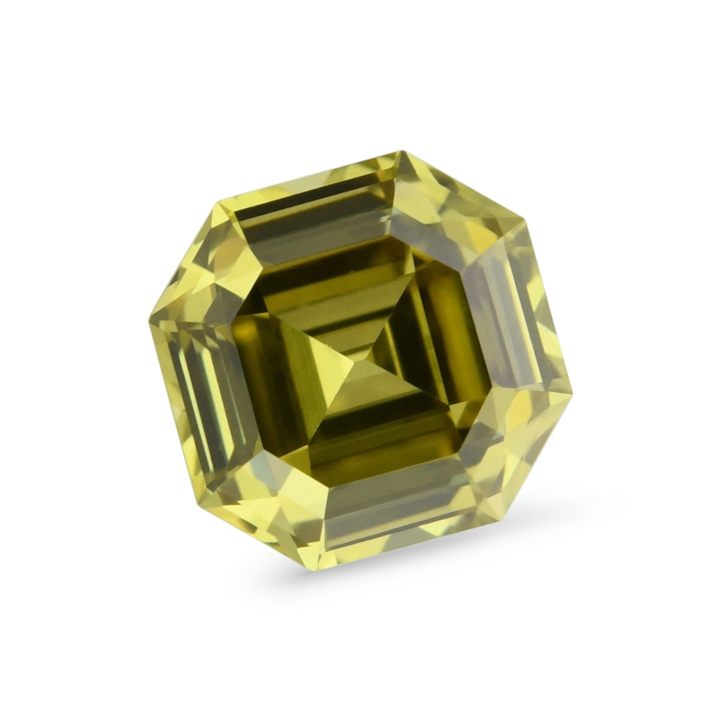 0,23 Karat Fancy Deep Brownish Greenish Yellow Emerald Diamond VS1 GIA
