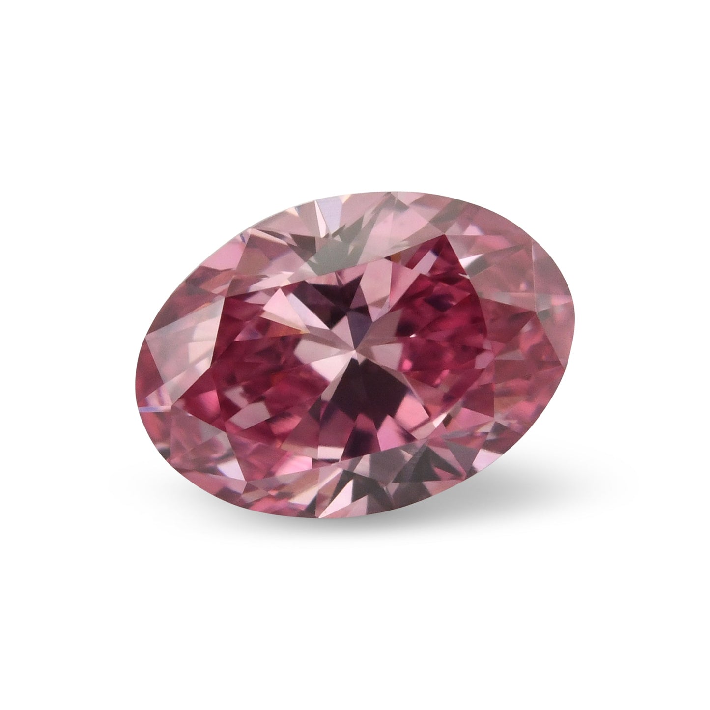 0.23 Carat Fancy Vivid Purplish Pink Oval Diamond SI1 GIA & ARGYLE