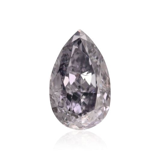 0,25 Karat Fancy Gray Violet Birnenförmiger Diamant SI2 GIA