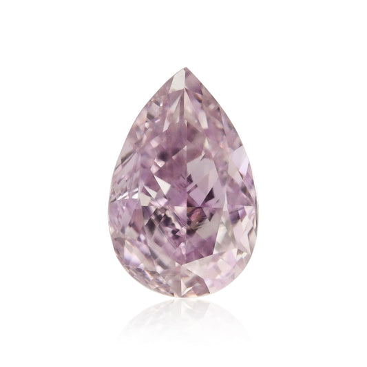 0,25 Karat Fancy Pink Purple Birnenförmiger Diamant SI1 GIA