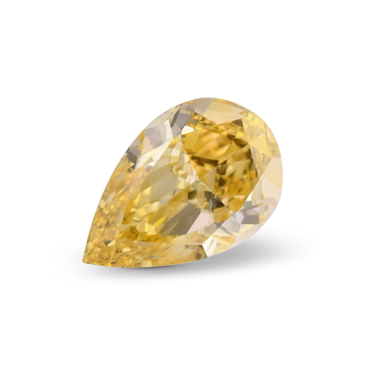 Pear Diamond | 0.25 ct | Fancy Intense Orangy Yellow | VS1 | GIA | Ref 714852