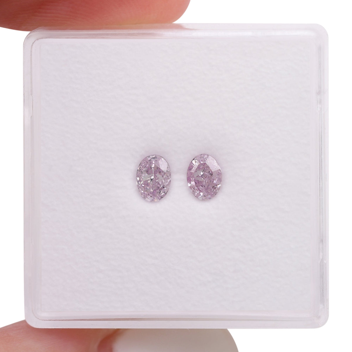 Ovaler Diamant | 0,5 ct | Fancy Pinkish Purple | VS2 | GIA | Ref 692554