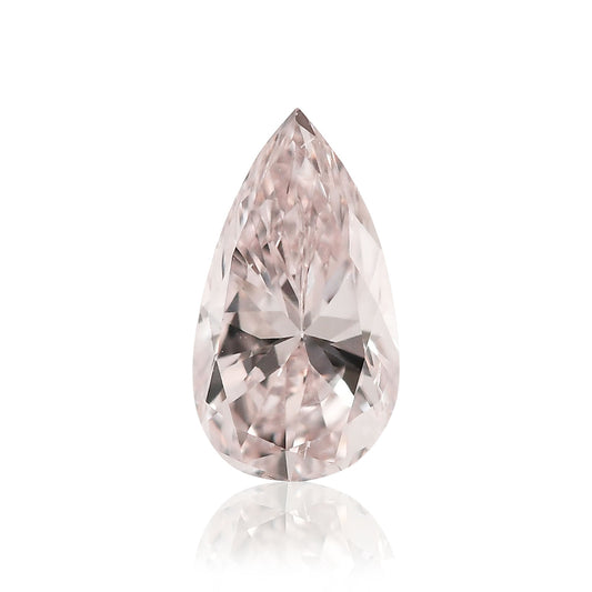 0,26 Karat hellrosa Birnenförmiger Diamant SI2 GIA