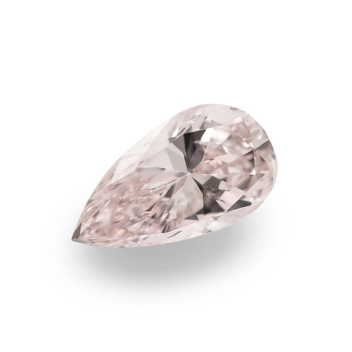 0,26 Karat hellrosa Birnenförmiger Diamant SI2 GIA