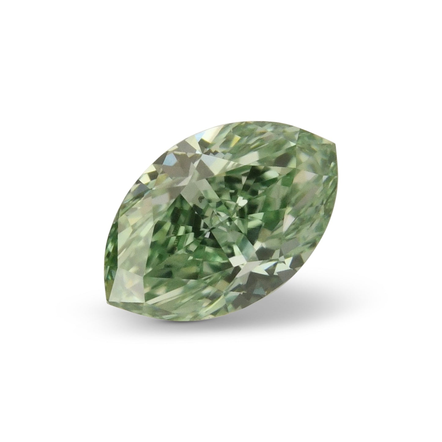 0,26 Karat Fancy Intense Green Marquise-Diamant (VS1) GIA
