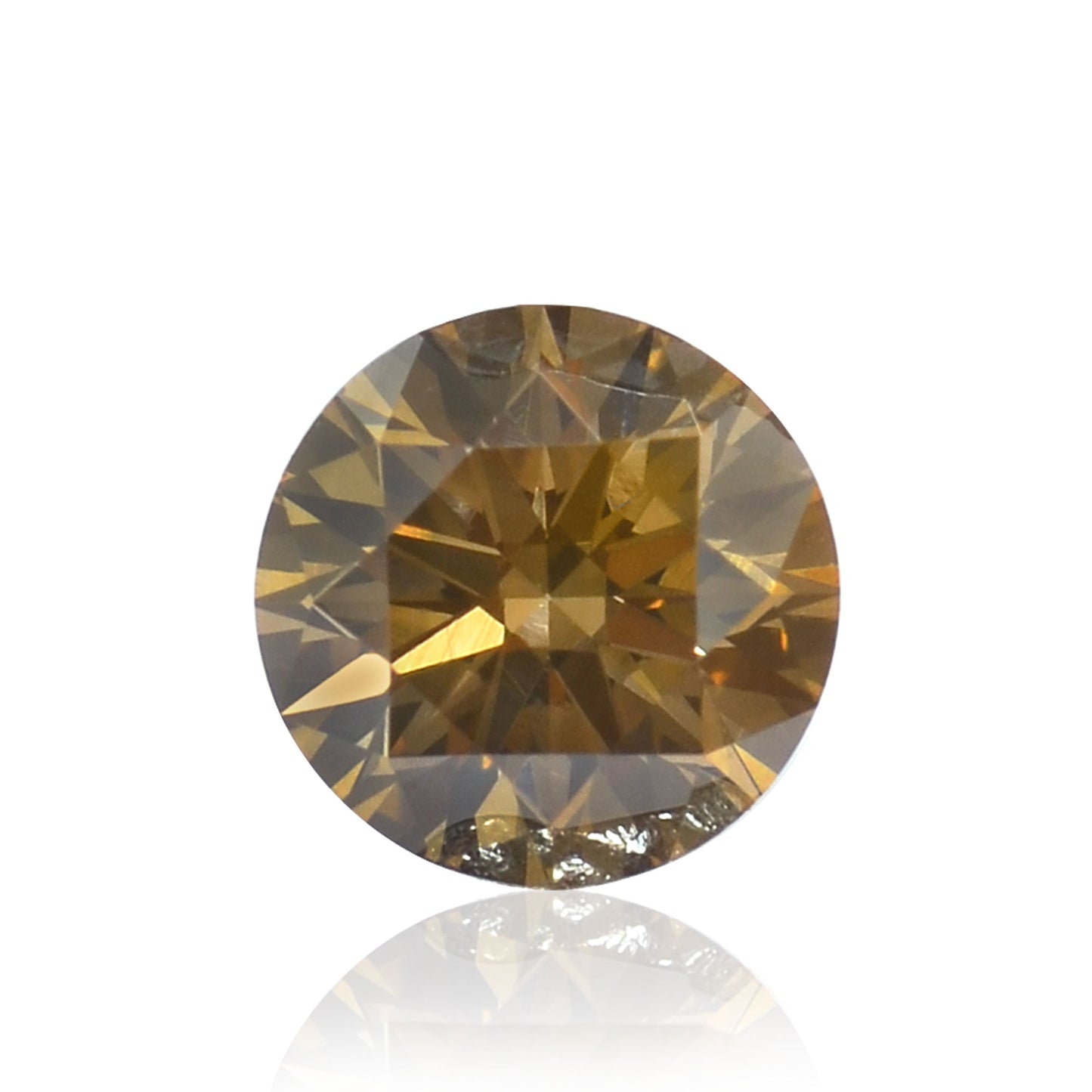 0,29 Karat Fancy Brown Rundbrillanter Diamant VS1 IGI