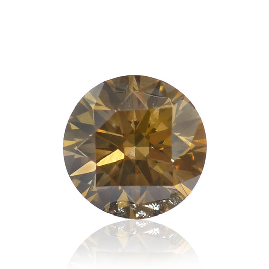 0,29 Karat Fancy Brown Rundbrillanter Diamant VS1 IGI