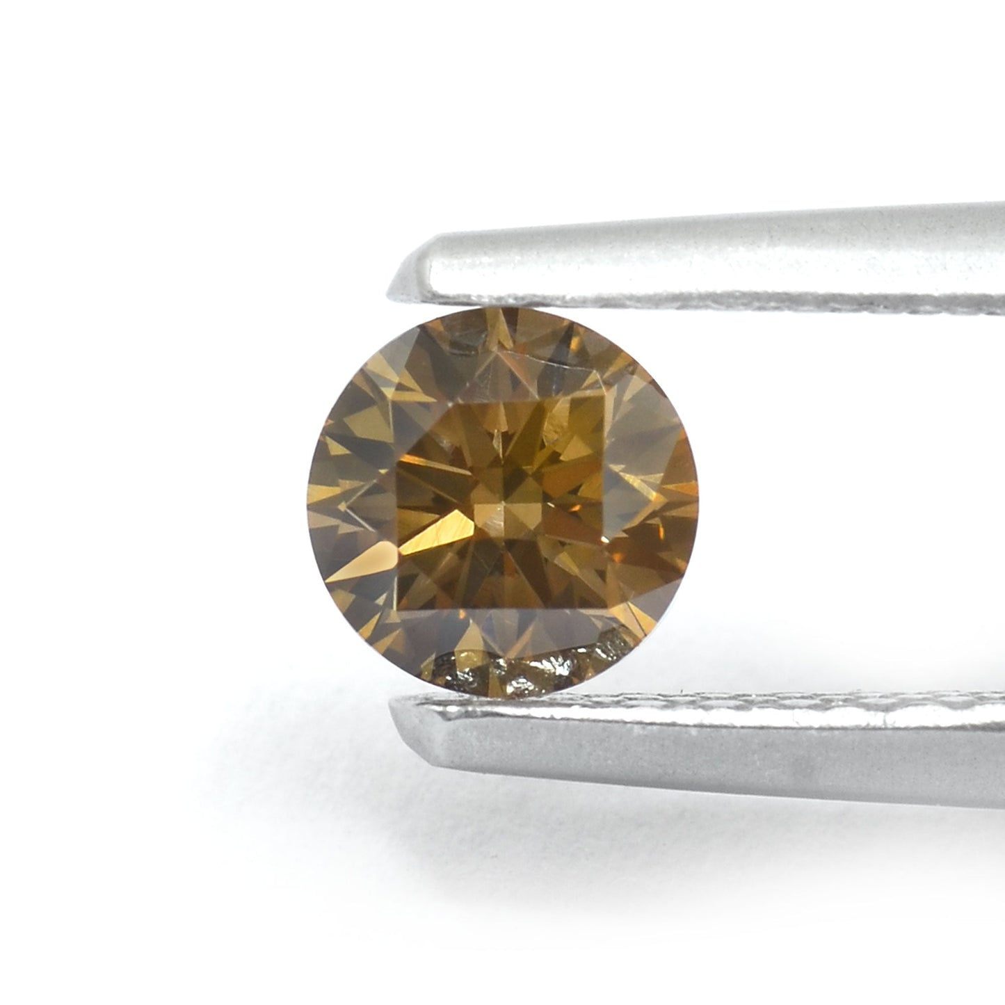 0,29 Karat Fancy Brown Rundbrillanter Diamant VS1 IGI
