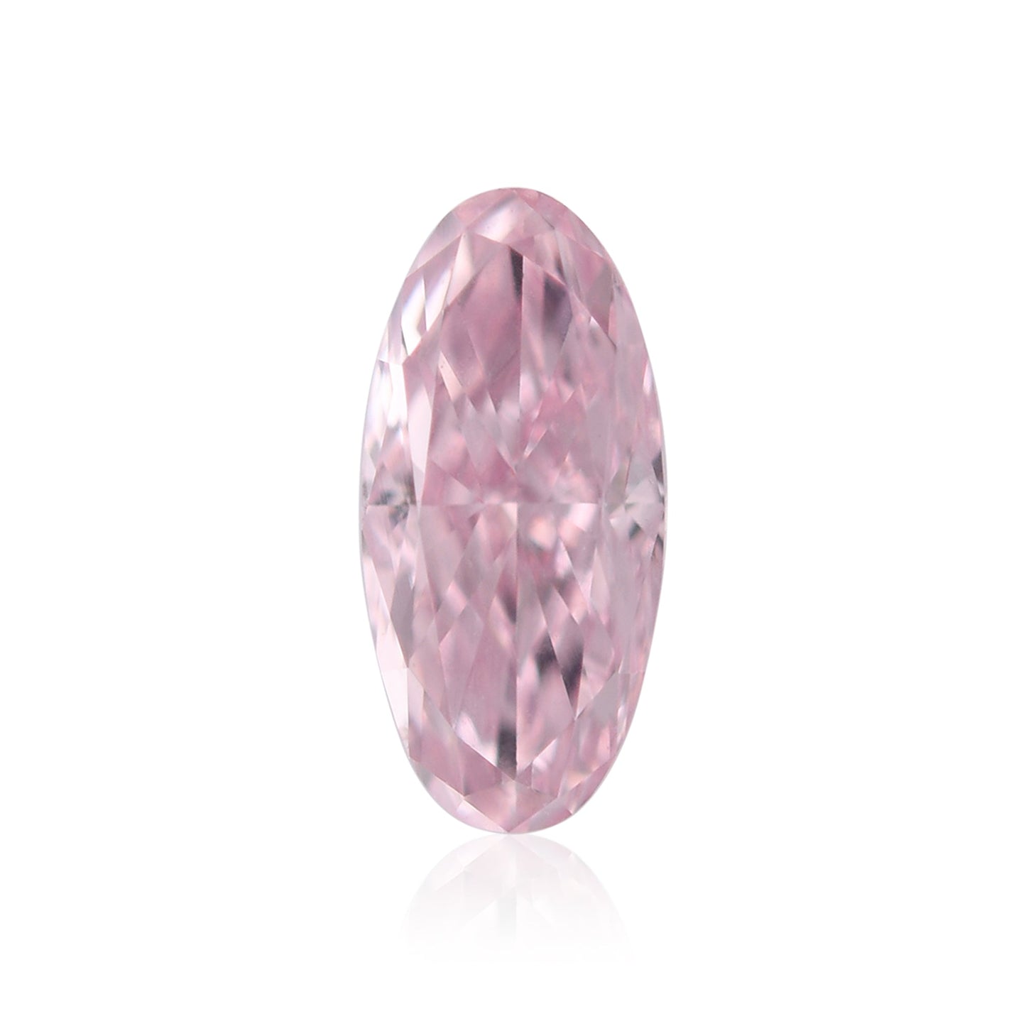 0,29 Karat Fancy Intense Purpurrosa Ovaler Diamant SI1 GIA