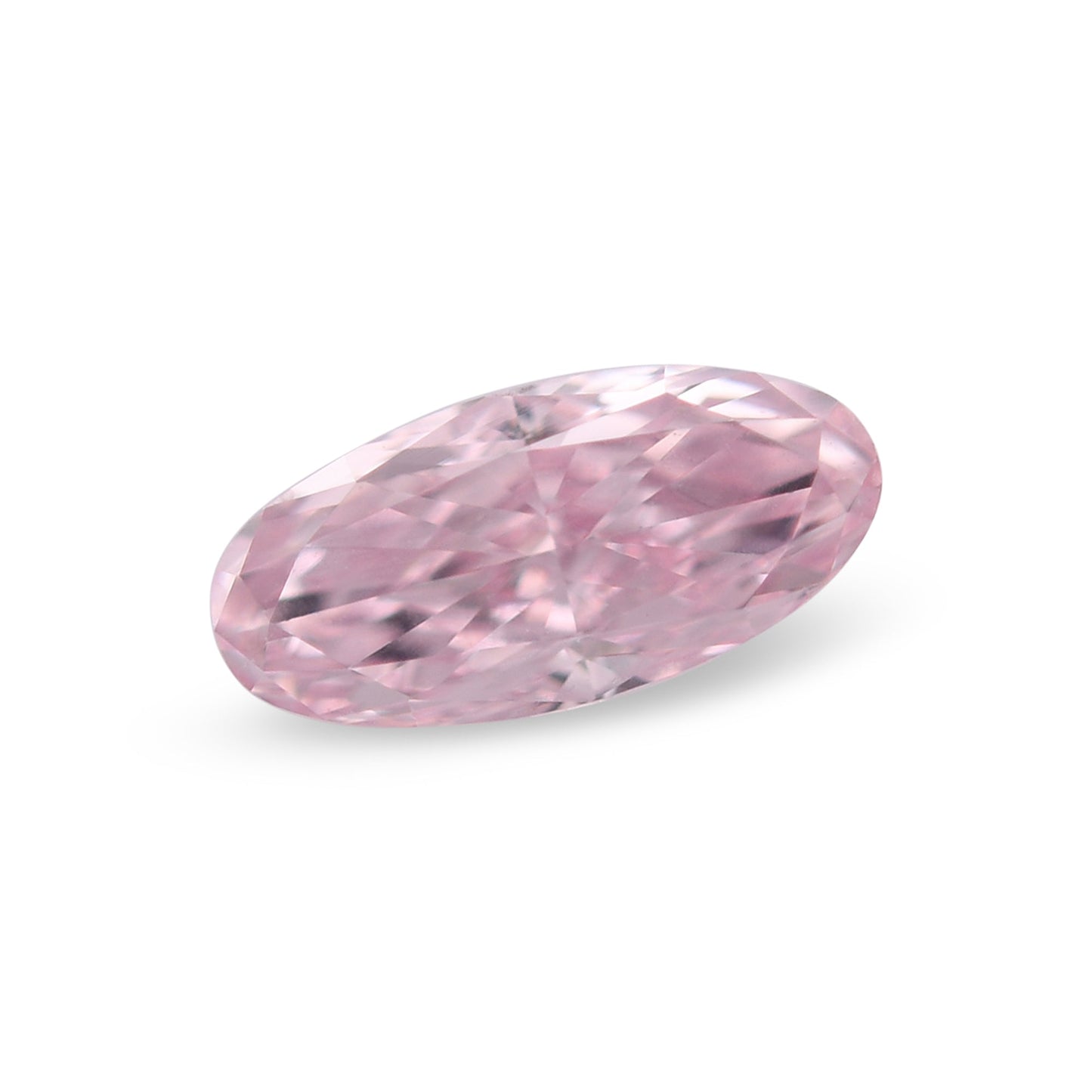 0,29 Karat Fancy Intense Purpurrosa Ovaler Diamant SI1 GIA