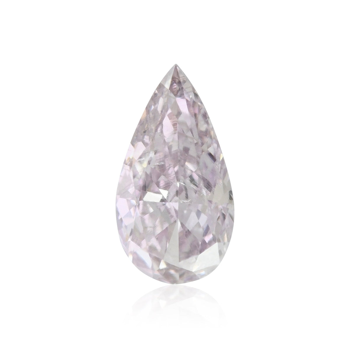 Birnenförmiger Diamant | 0,29 ct | Fancy Light Purplish Pink | SI2 | GIA | Ref 721339