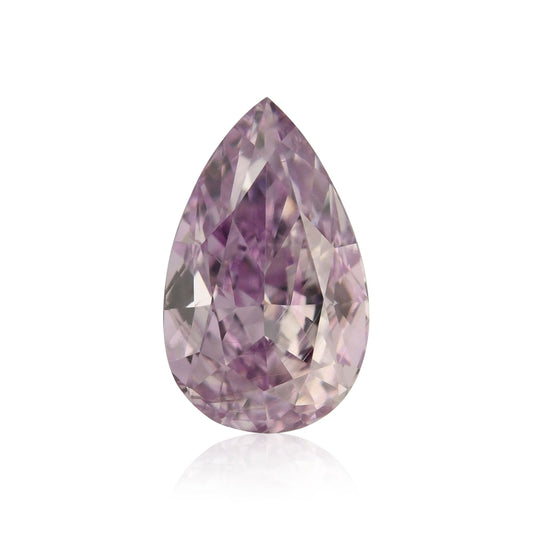 0,30 Karat Fancy Intense Pink Purple Birnenförmiger Diamant SI1 GIA