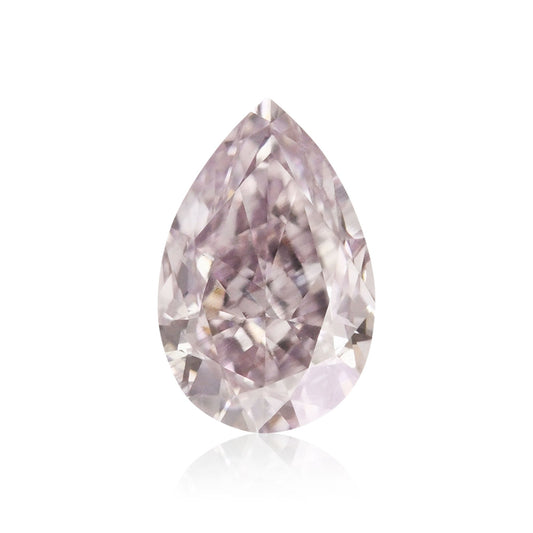 0,30 Karat Fancy Light Purplish Pink Birnenförmiger Diamant SI1 GIA