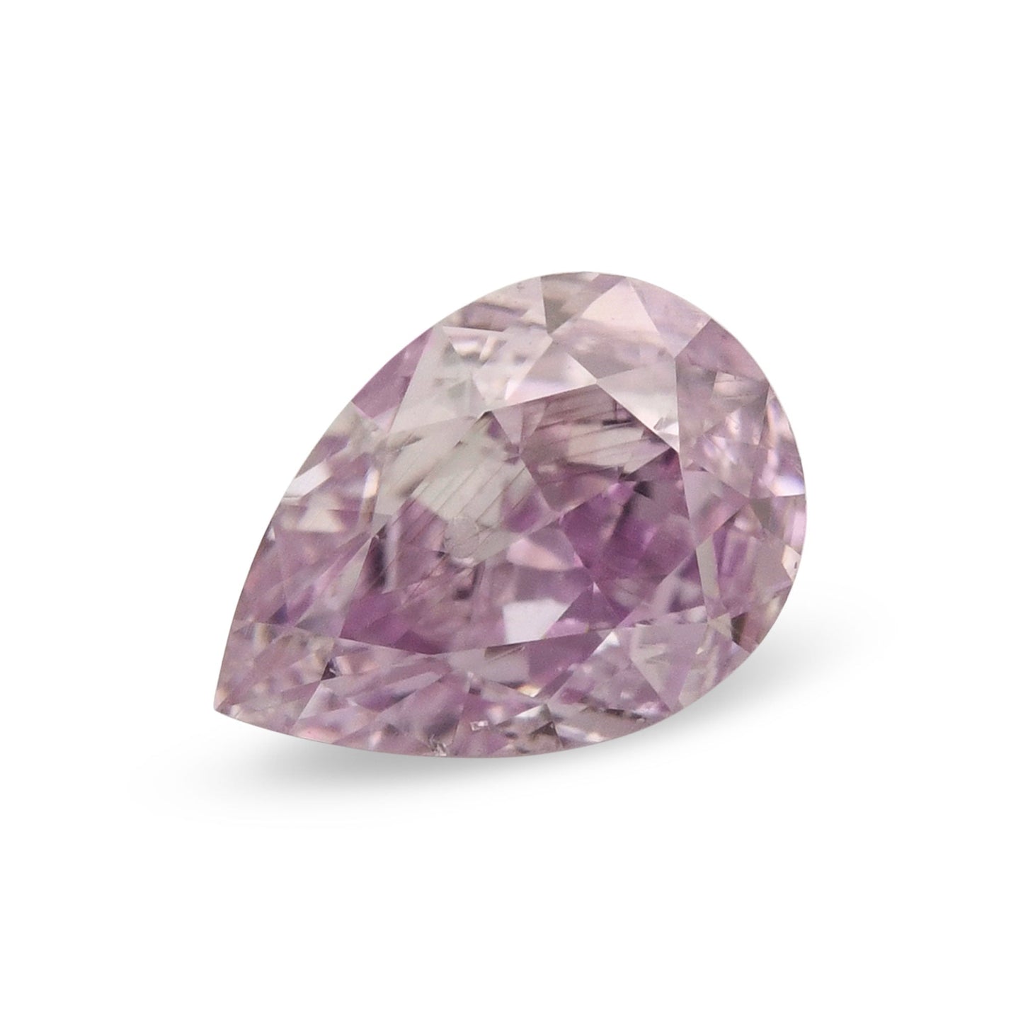 0,30 Karat Fancy Pink Purple Birnenförmiger Diamant SI1 GIA