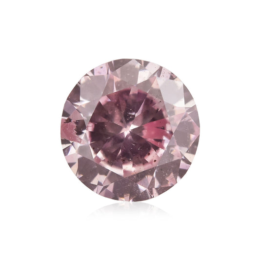 0,30 Karat Fancy Purplish Pink Brillant Diamant I1 GIA