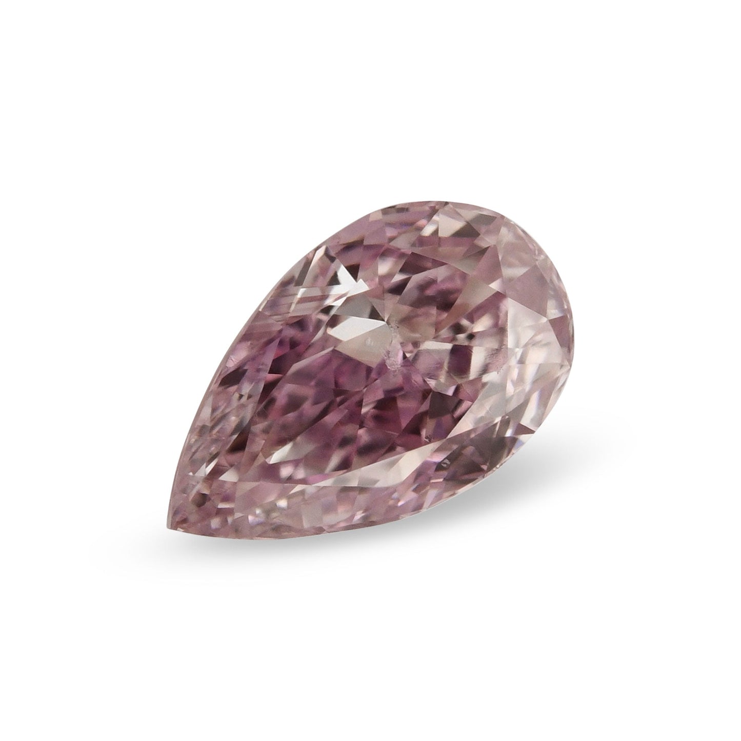 0,30 Karat Fancy Purple Pink Birnenförmiger Diamant SI1 GIA