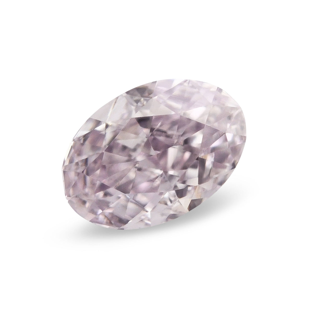 0,31 Karat Fancy Light Purplish Pink Ovaler Diamant VS2 GIA