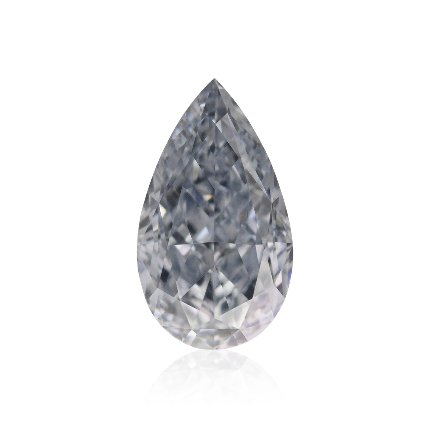 0.31 Carat Fancy Intense Blue Pear Diamond VS1 GIA