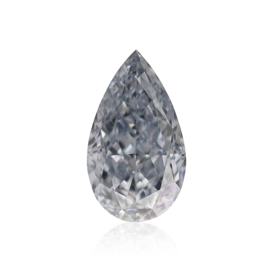 0.31 Carat Fancy Intense Blue Pear Diamond VS1 GIA