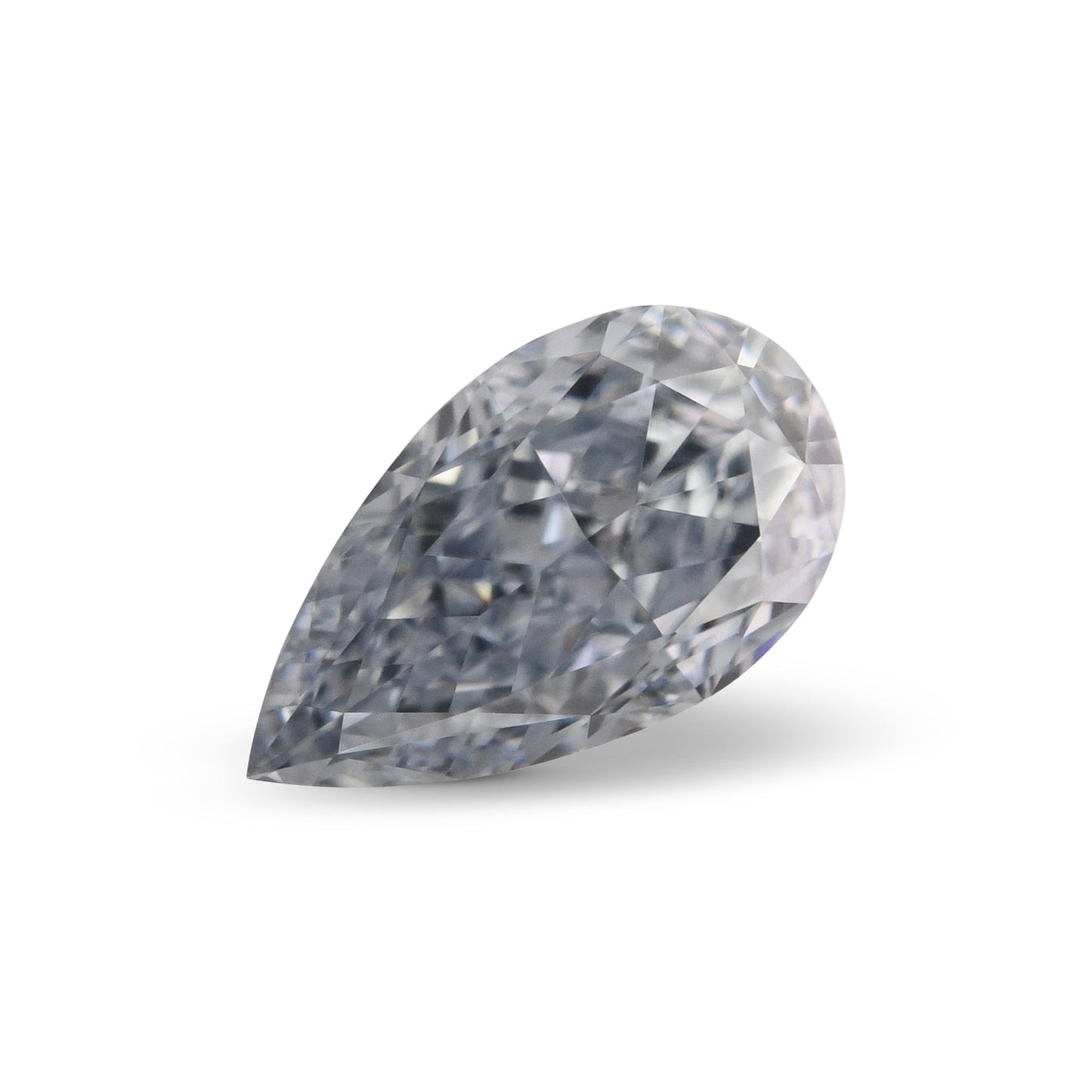 0.31 Carat Fancy Intense Blue Pear Diamond VS1 GIA
