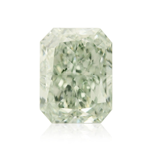 0,32 Karat Fancy Light Green Radiant Diamant VS1 GIA