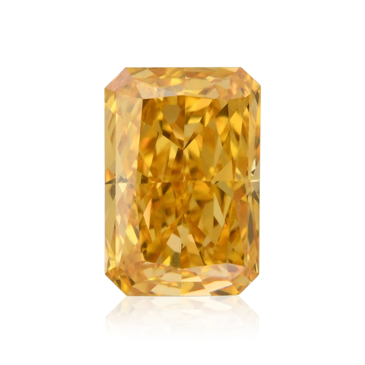 Strahlender Diamant | 0,33 ct | Fancy Vivid Orange Yellow | VVS2 | GIA | Ref 714847