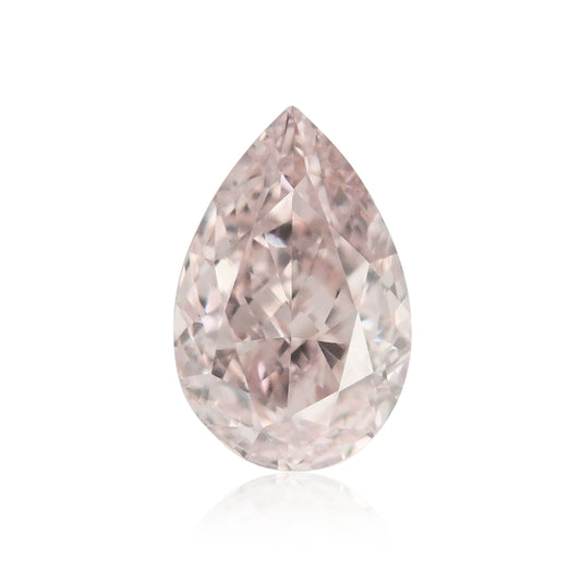 0,34 Karat Fancy Light Orange Pink Birnenförmiger Diamant VS2 GIA