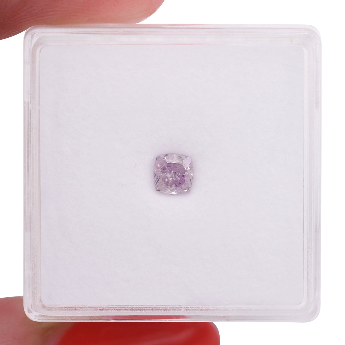 Cushion Diamond | 0.34 ct | Fancy Pink Purple | SI1 | GIA | Ref 719501