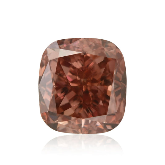 0,36 Karat Fancy Deep Brown Pink Cushion Diamant VVS2 GIA