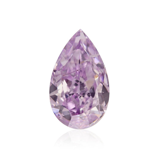 0,37 Karat Fancy Intense Purple Birnenförmiger Diamant I1 GIA