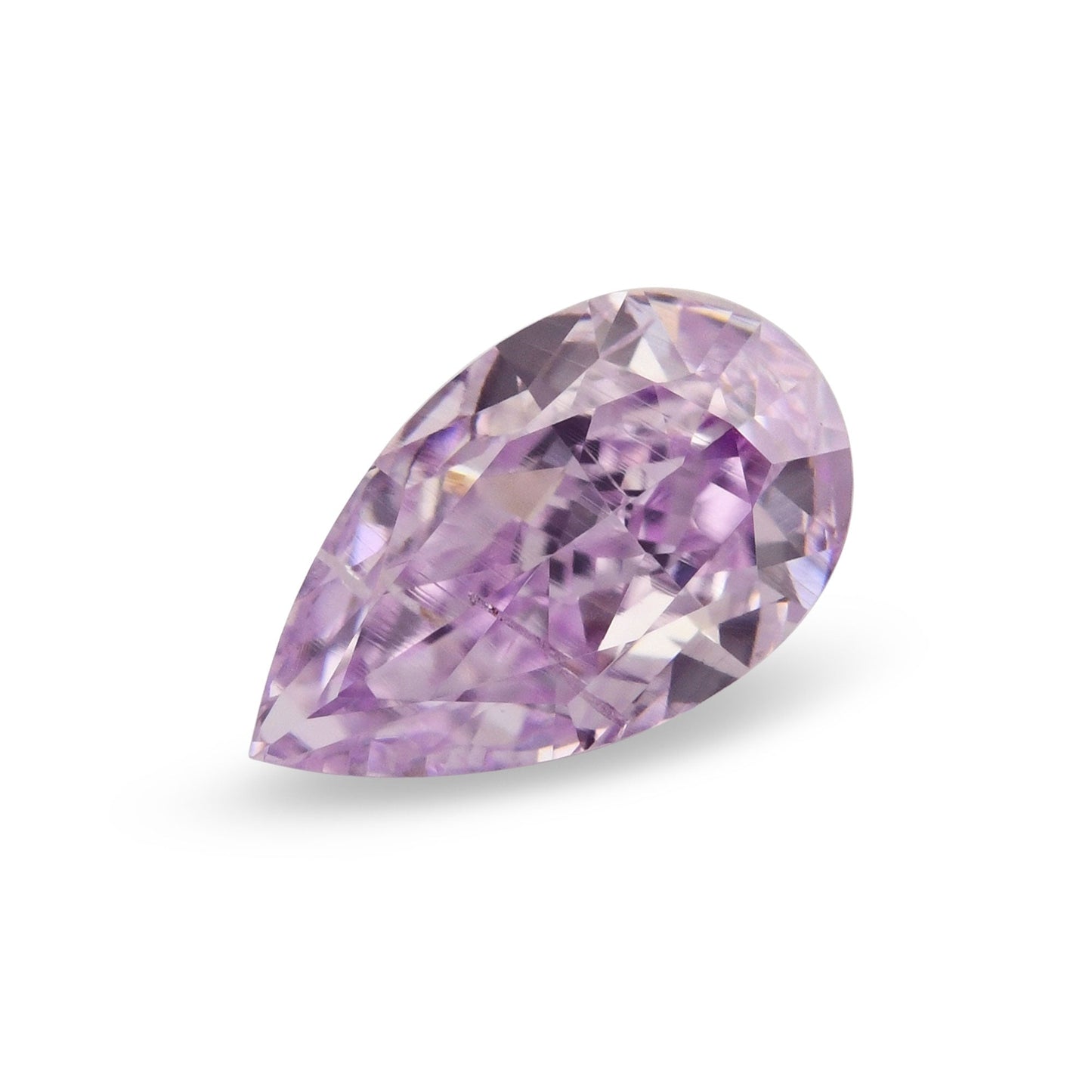 0,37 Karat Fancy Intense Purple Birnenförmiger Diamant I1 GIA