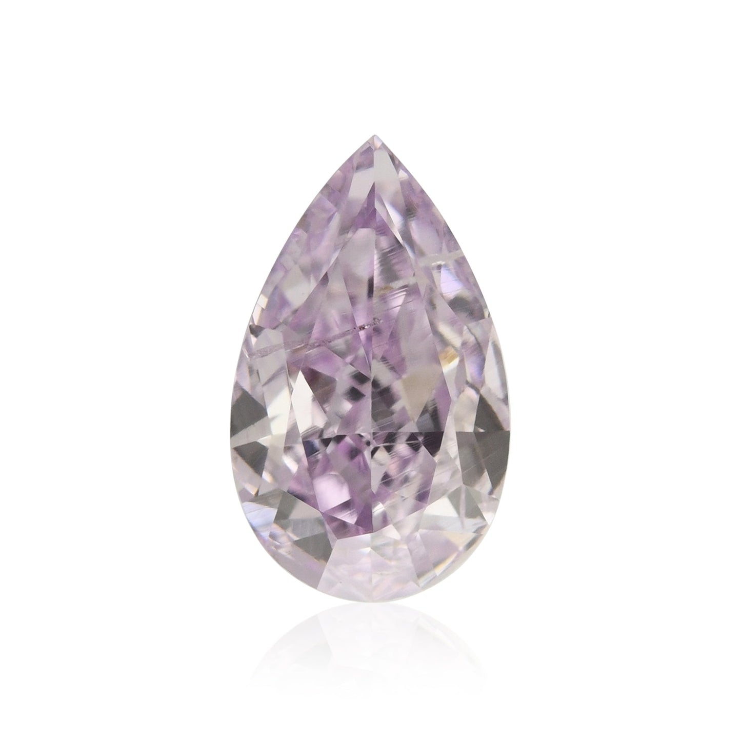0,37 Karat Fancy Intense Purple Birnenförmiger Diamant I1 GIA