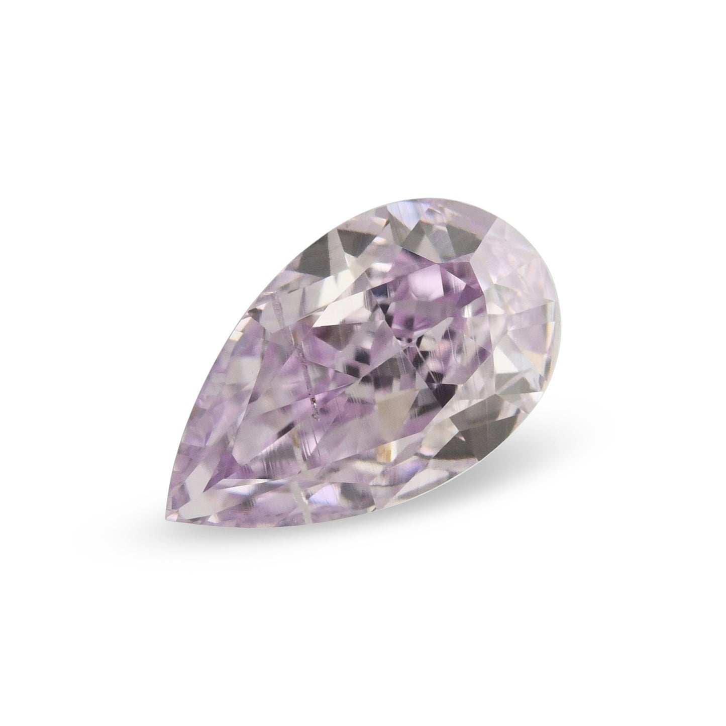 0,37 Karat Fancy Intense Purple Birnenförmiger Diamant I1 GIA