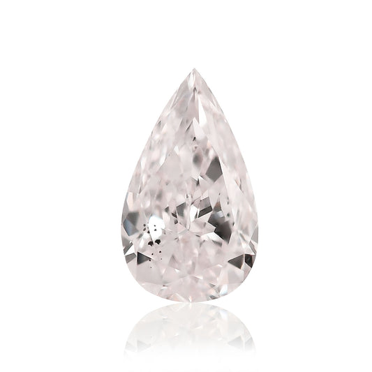 0,38 Karat zartrosa Birnenförmiger Diamant SI1 GIA