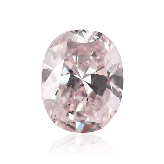 0,38 Karat hellrosa ovaler Diamant SI1 GIA
