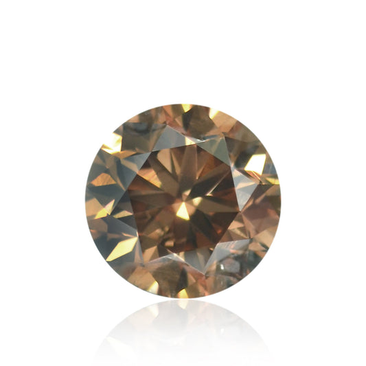 0,38 Karat Fancy Deep Brown Rundbrillanter Diamant SI2 IGI