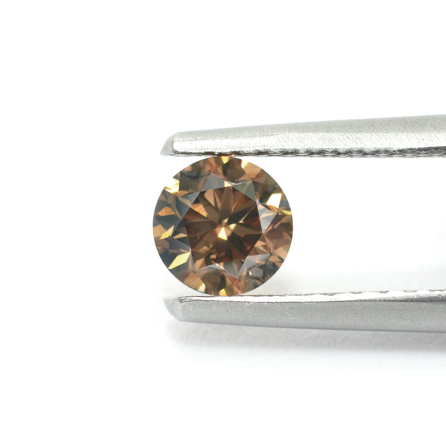 0,38 Karat Fancy Deep Brown Rundbrillanter Diamant SI2 IGI