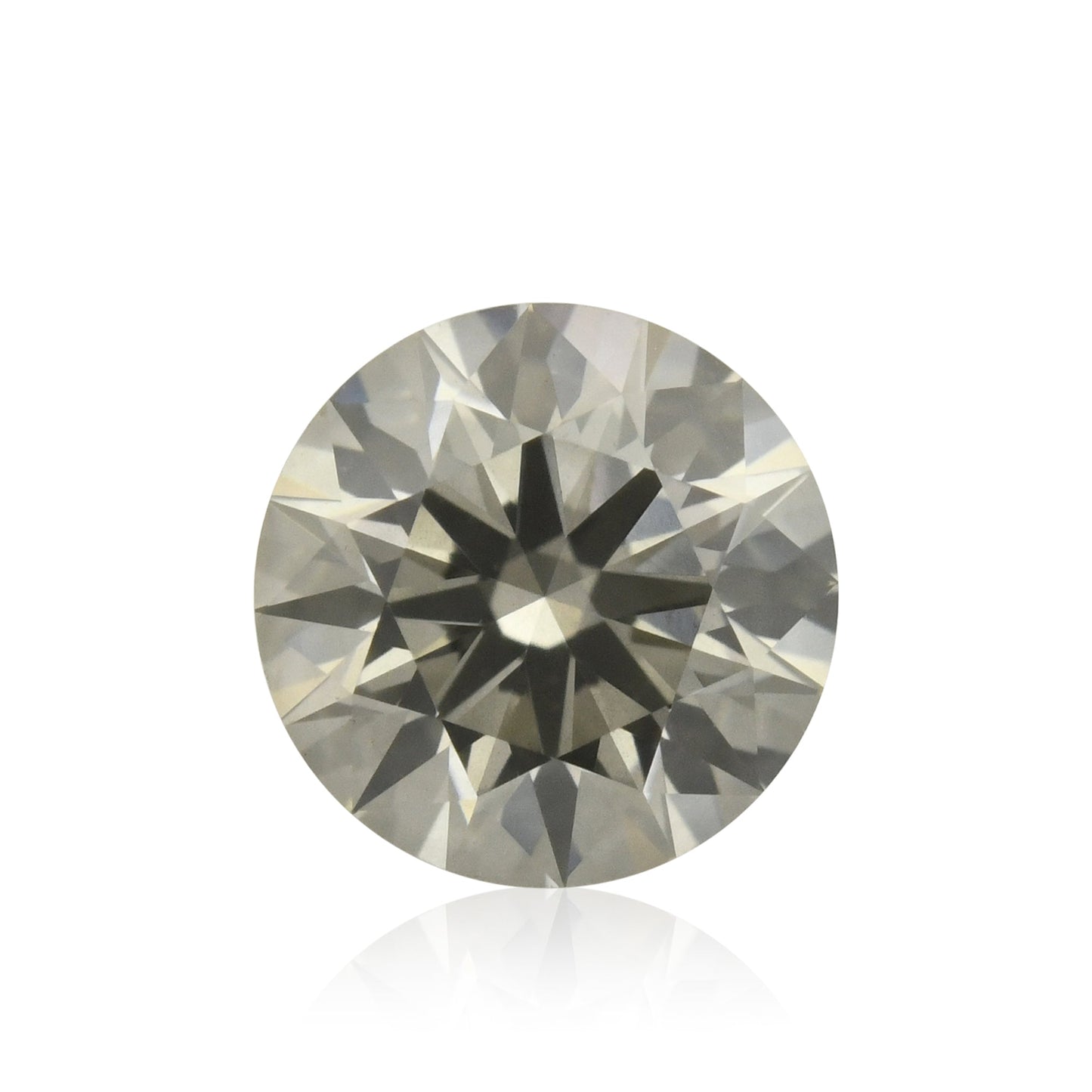 0,38 Karat Fancy Gray Runder Diamant SI1 GIA