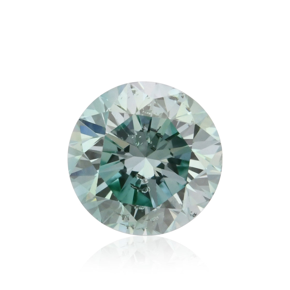 Runder Diamant | 0,38 ct | Intensives Blaugrün | (SI2) | GIA | Ref. 714402