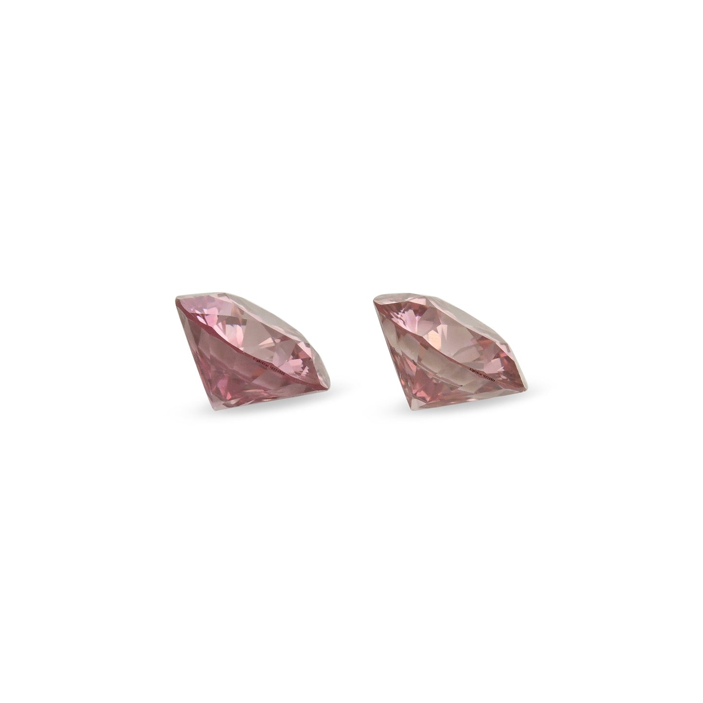 0,39 Karat Fancy Intense Purplish Pink Brillantdiamanten I1 GIA
