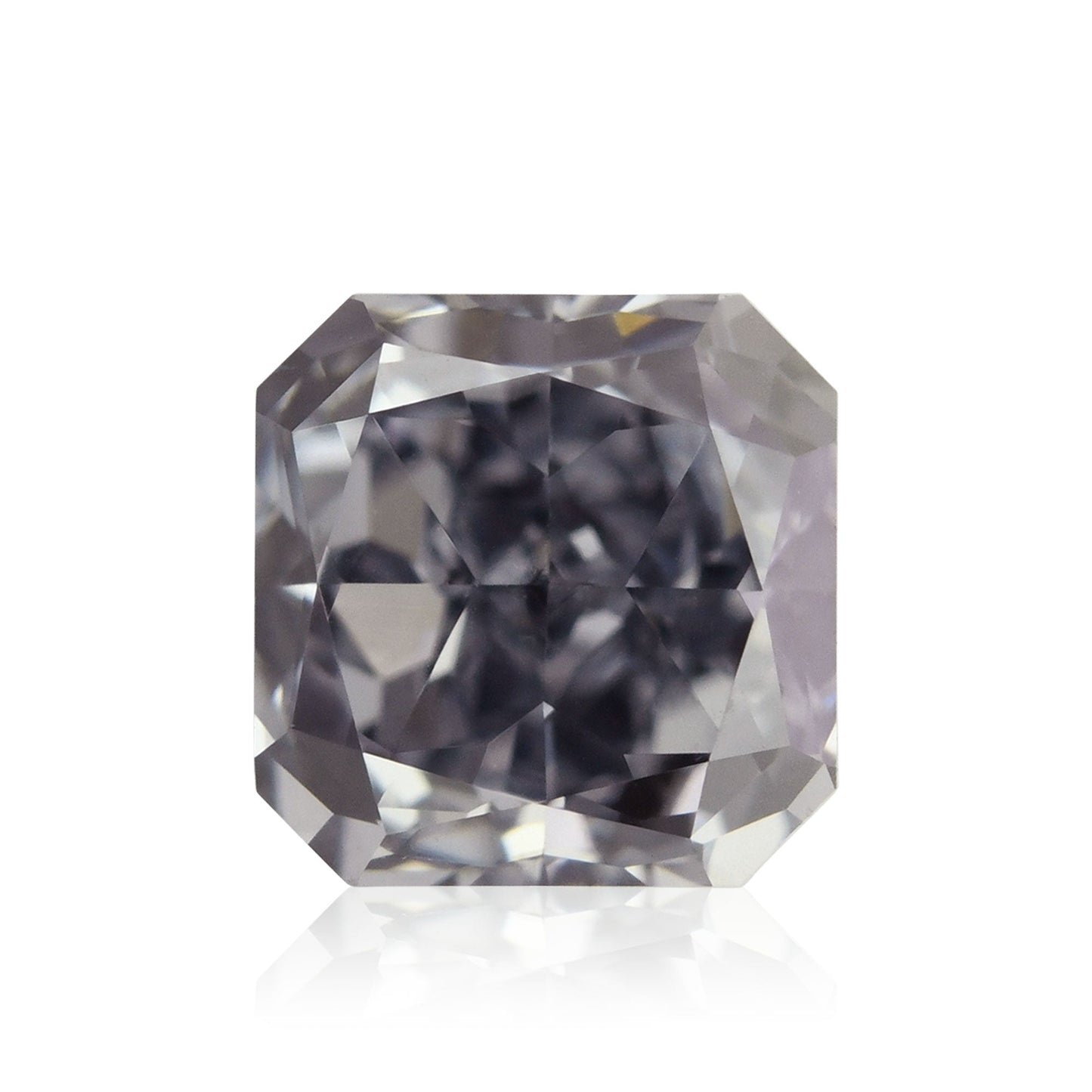 0,40 Karat Fancy Grayish Violet Radiant Diamant SI1 GIA