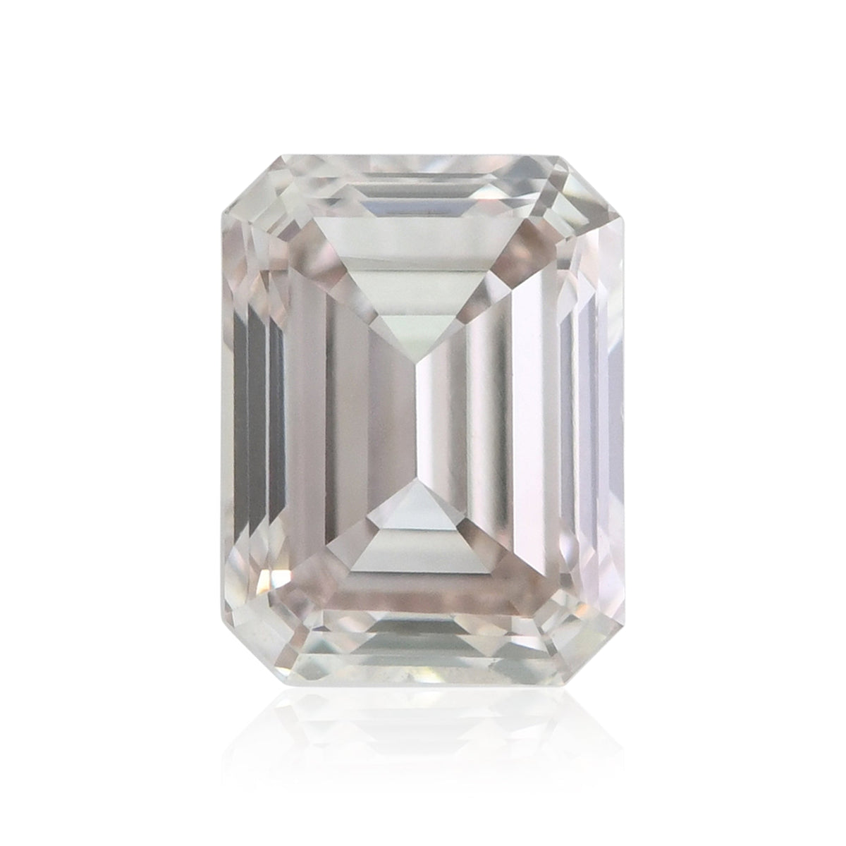 Emerald Diamond | 0.4 ct | Fancy Light Brown Pink | VS1 | GIA | Ref 722234