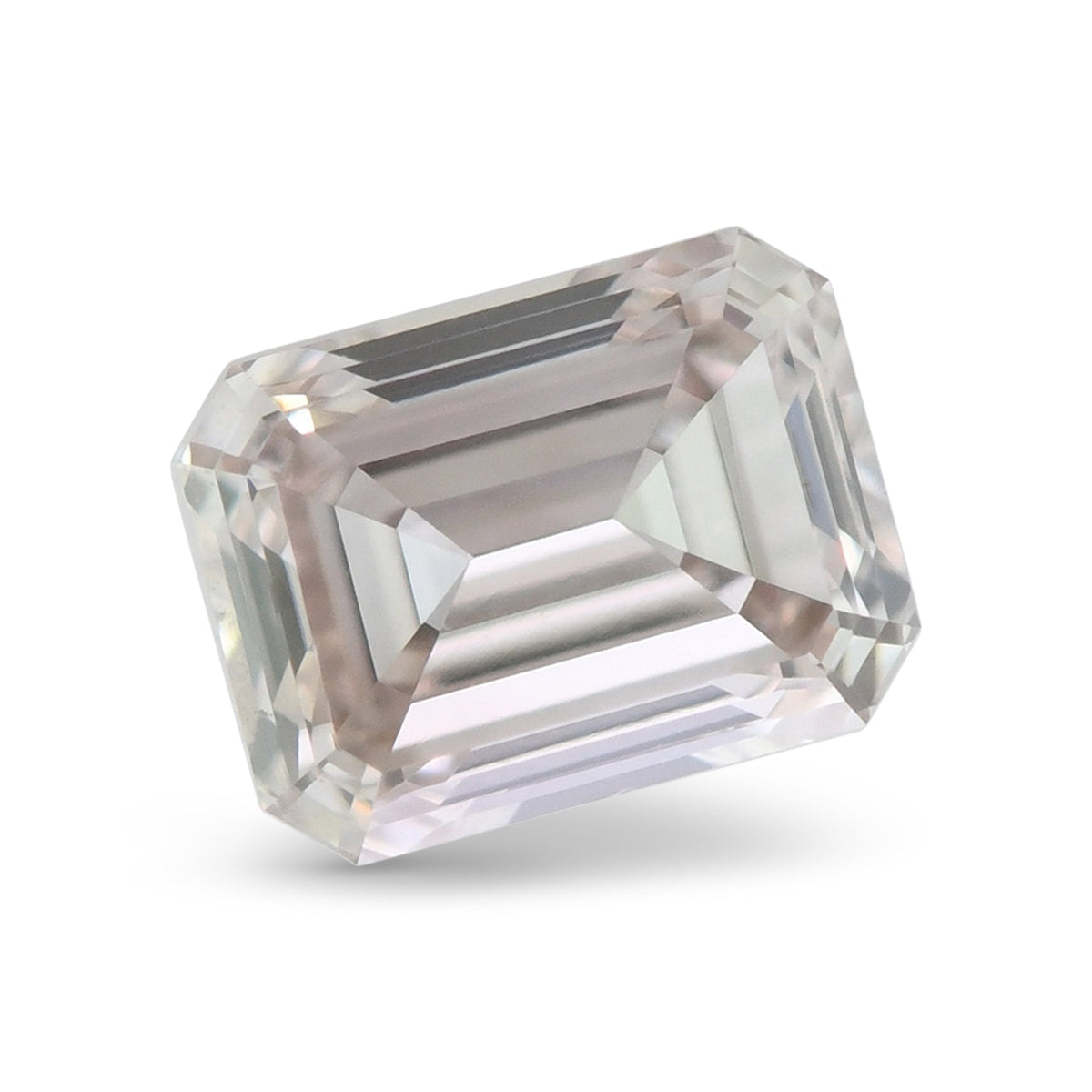 Emerald Diamond | 0.4 ct | Fancy Light Brown Pink | VS1 | GIA | Ref 722234