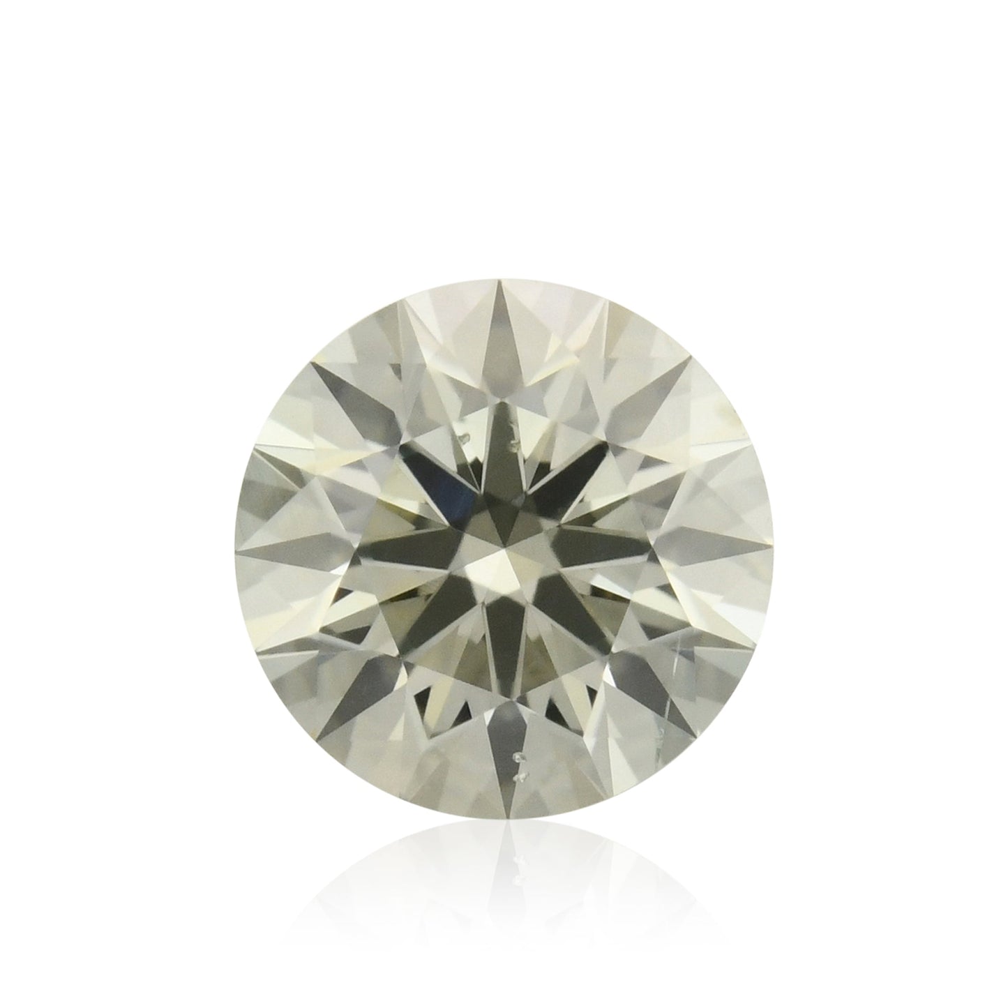 0,41 Karat Fancy Gray Green Round Diamond SI1 GIA