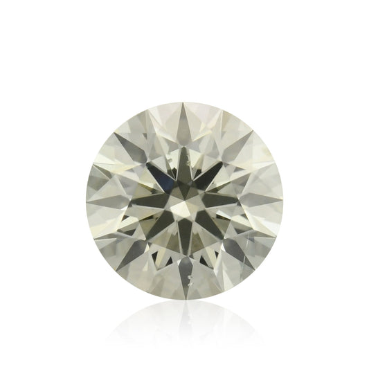 0,41 Karat Fancy Gray Green Round Diamond SI1 GIA
