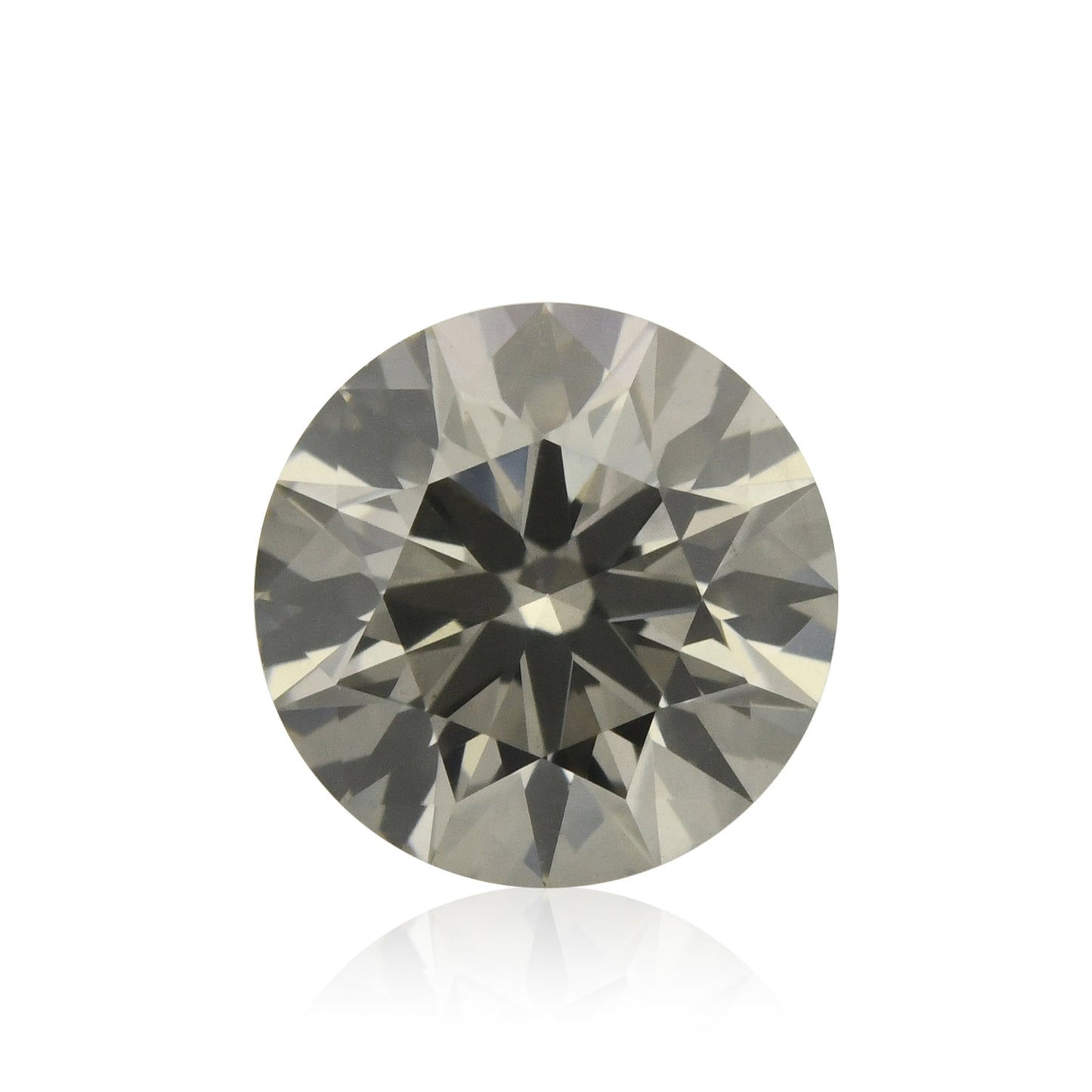 0,41 Karat Fancy Gray Runder Diamant SI1 GIA