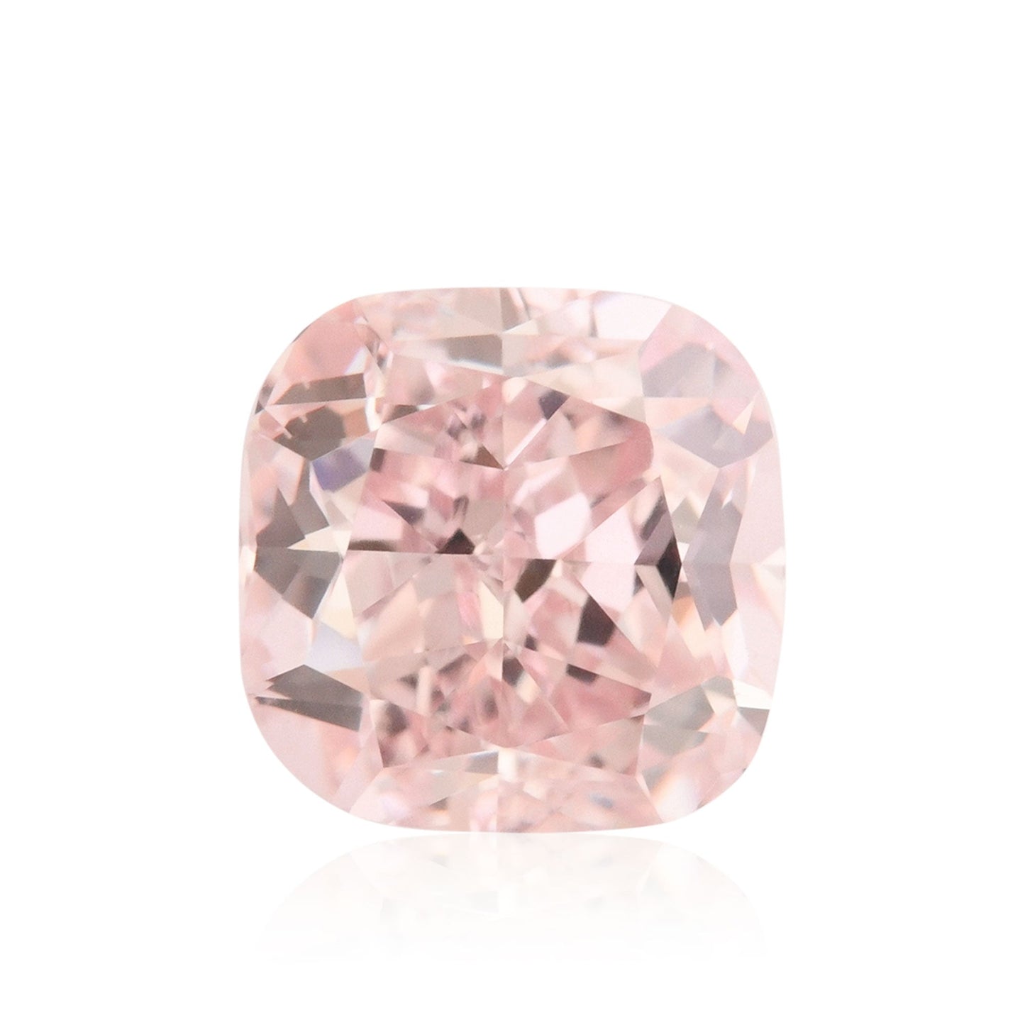 0,44 Karat Fancy Pink Cushion Diamant VS2 GIA